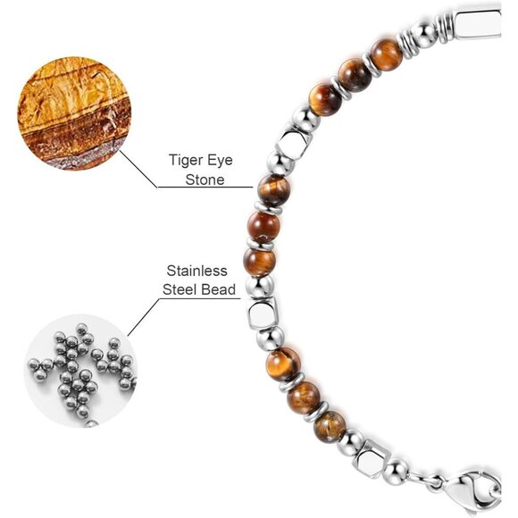 Brown Boho Beaded Bracelets for Women Trendy Jewelry Gifts for Lover, Friend - Picture 5 of 6